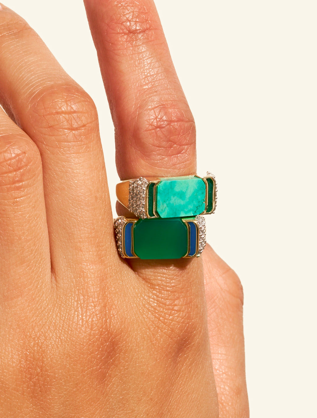 Berry Ring - Turquoise - detail view