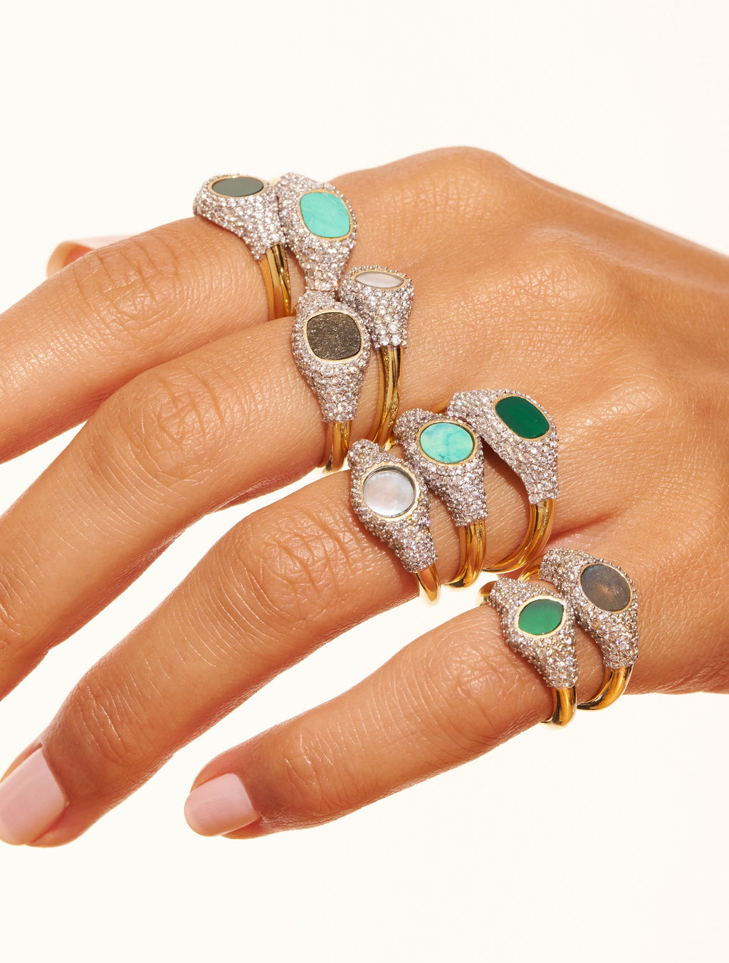 Sunny Ring - Turquoise - detail view