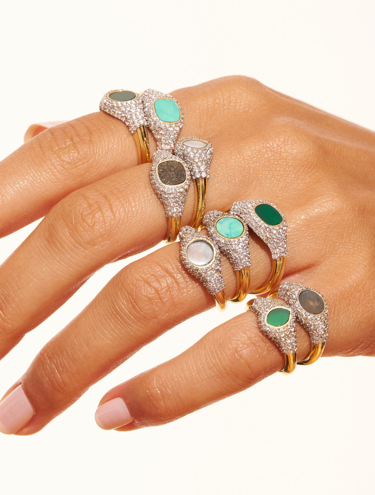 Sunny Ring - Turquoise - detail view