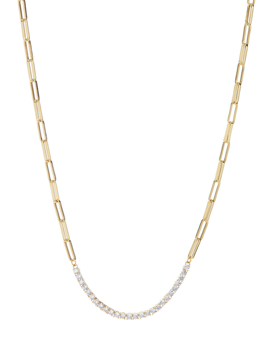 Ballier Chain Link Necklace - Gold