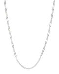 Ballier Chain Link Necklace - Silver