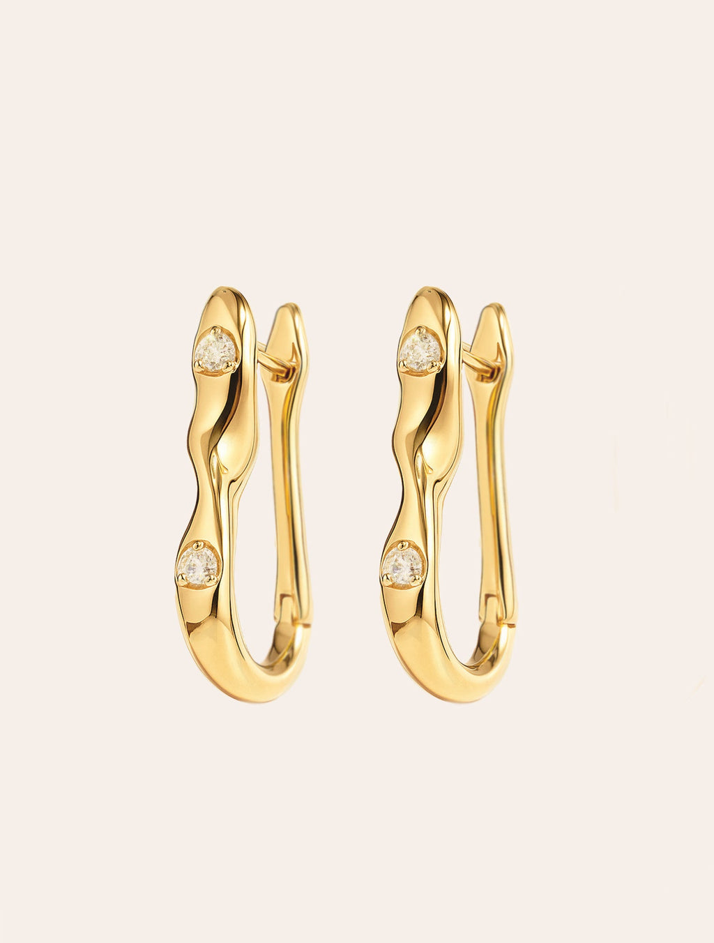 Origine Earrings - Mini - front view