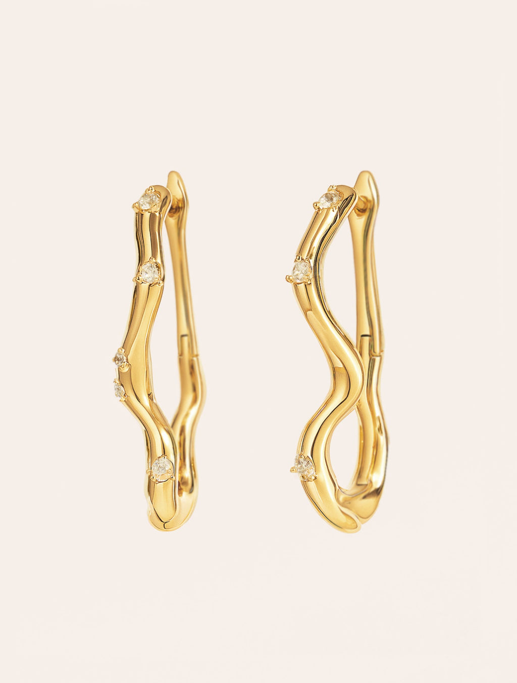 Origine Earrings - Midi - front view