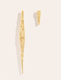 Hippocampes Earrings - Sun sauvage II - front view