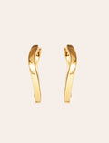Midi Earrings - Vague - Sun sauvage II - front view
