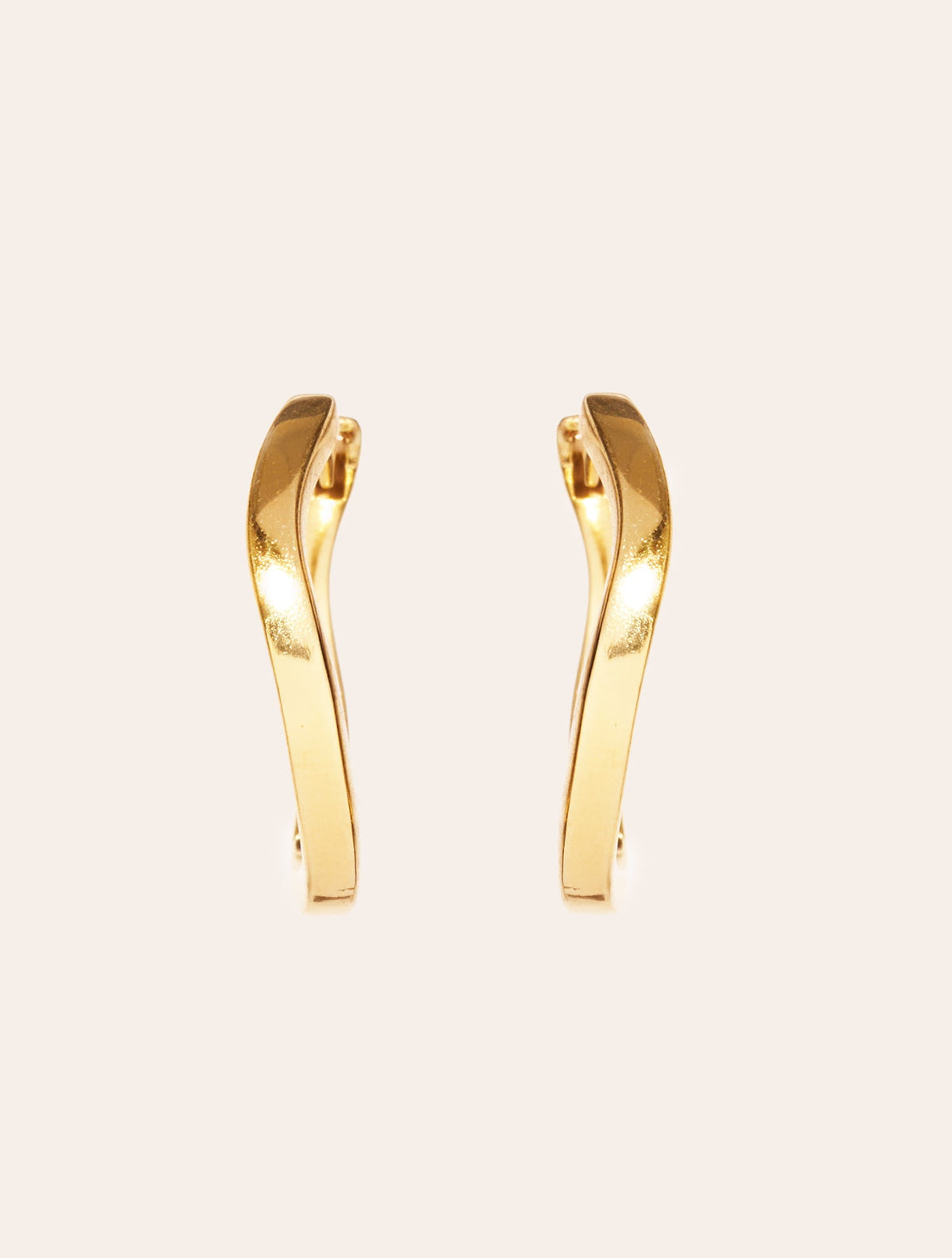Midi Earrings - Vague - Sun sauvage II - front view