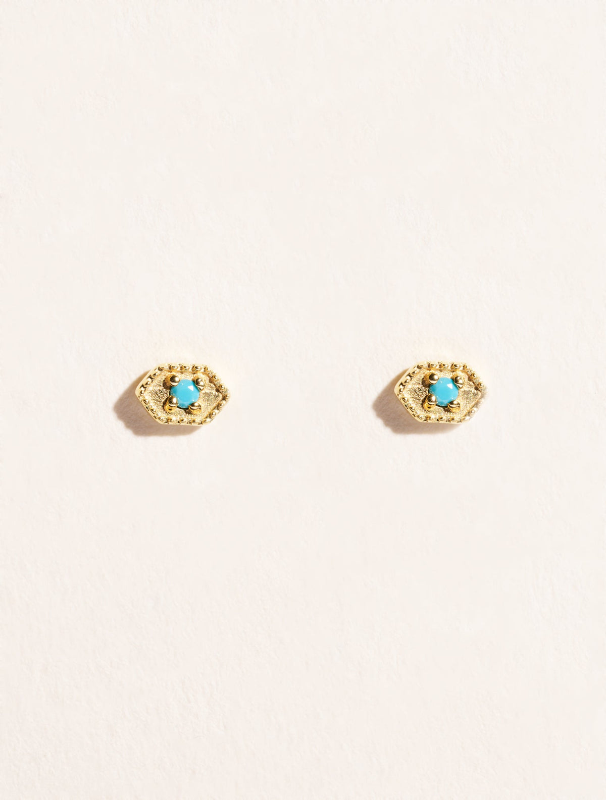 Tara Earrings - Turquoise - front view