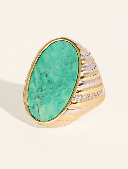 Amara Ring - Turquoise - front view