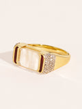 Berry Ring - Mother-of-pearl - front view
