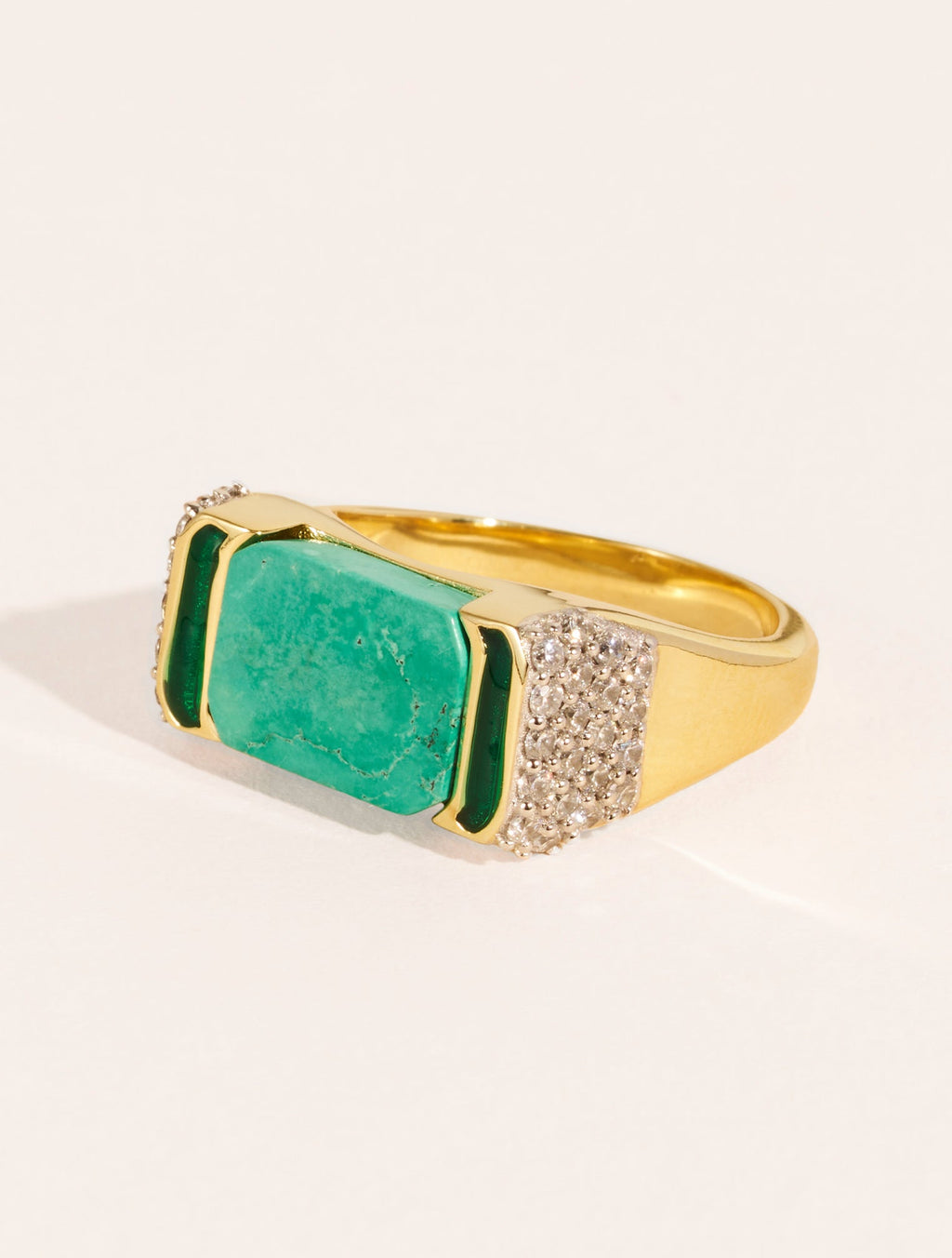 Berry Ring - Turquoise - front view
