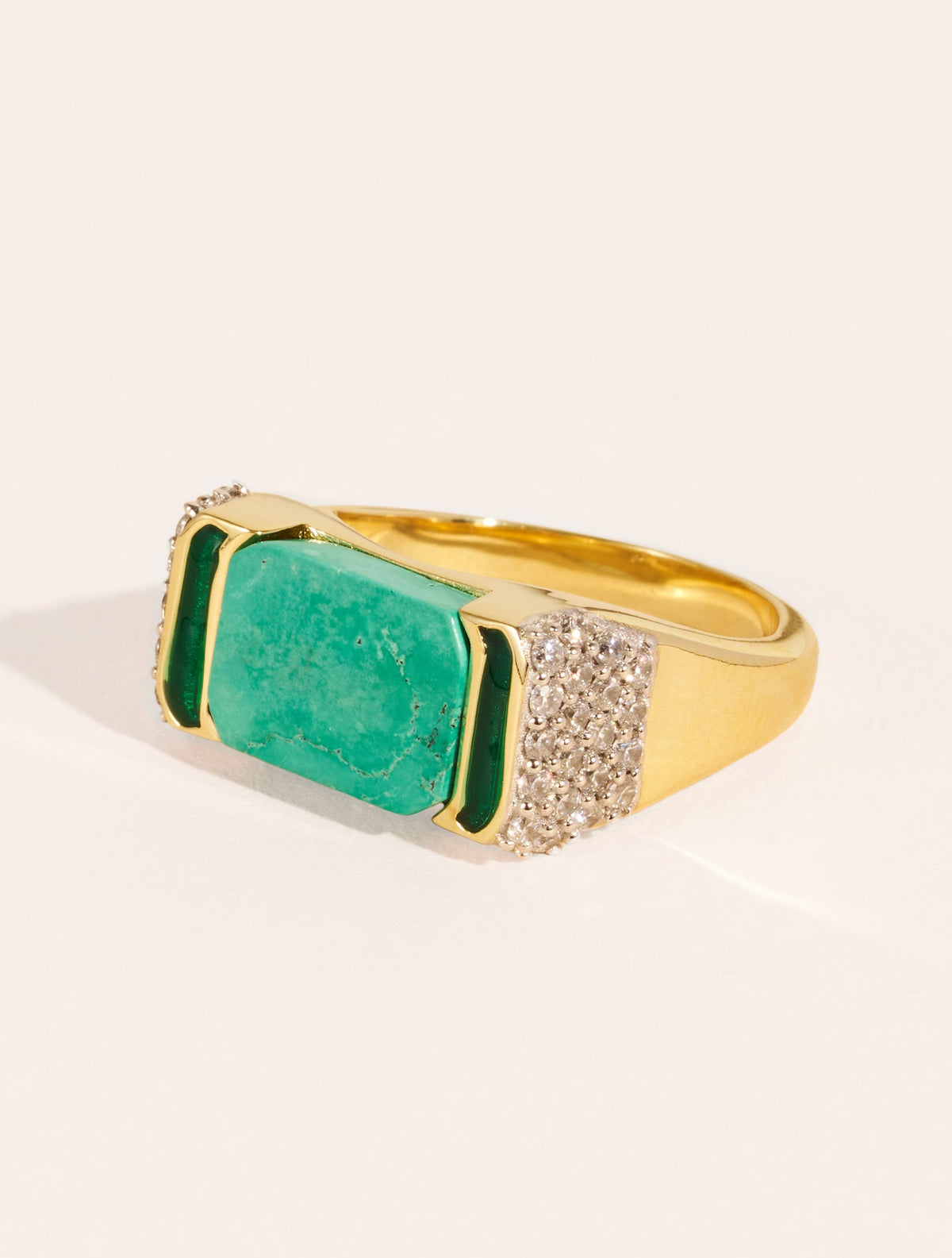 Berry Ring - Turquoise - front view