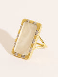 Bianca Ring - Mother-of-pearl - front view