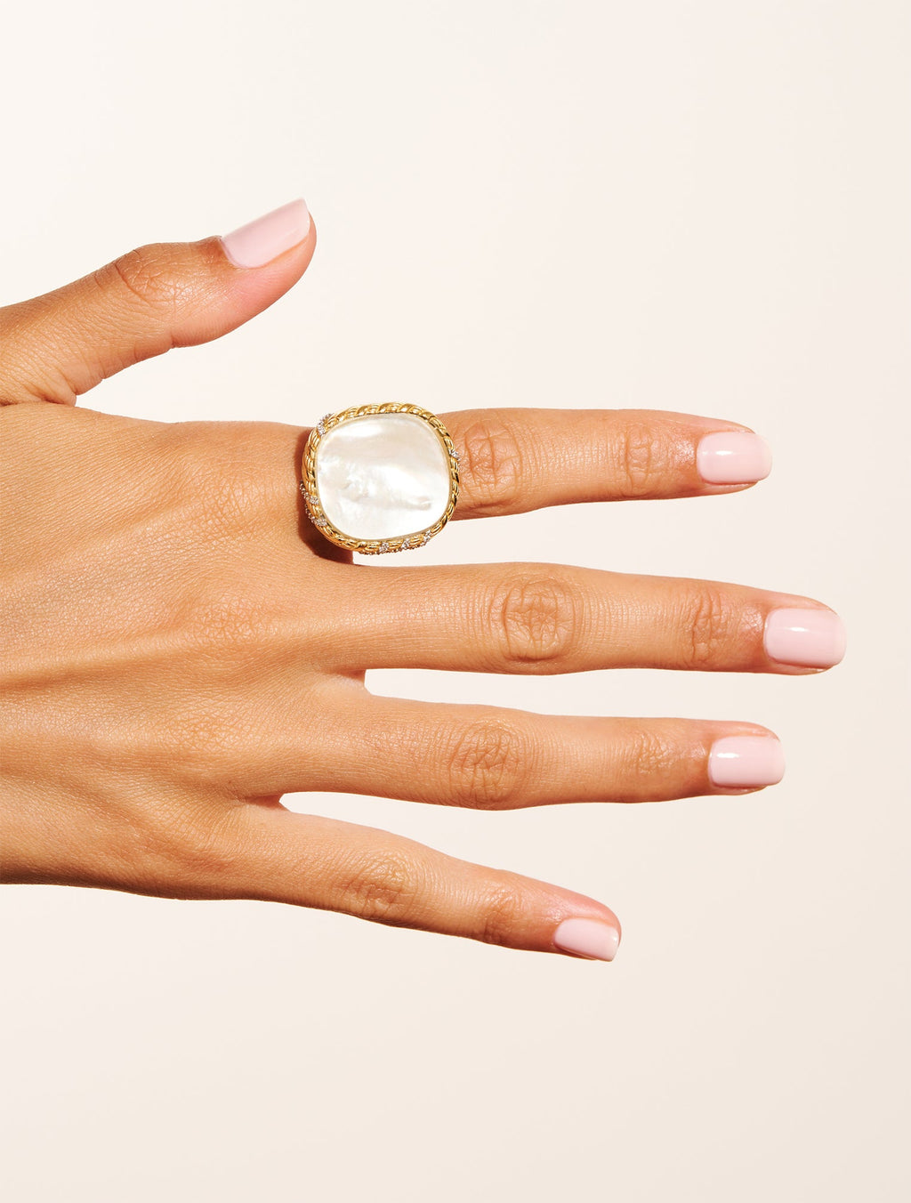 Dona Ring - Mother-of-pearl - alternate view
