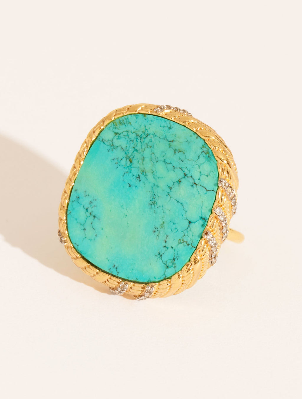 Dona Ring - Turquoise - front view