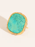 Dona Ring - Turquoise - front view
