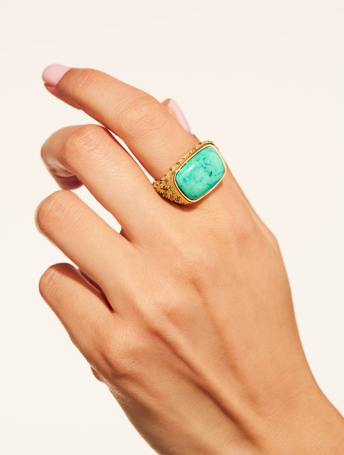 Empreinte Ring - Turquoise - detail view