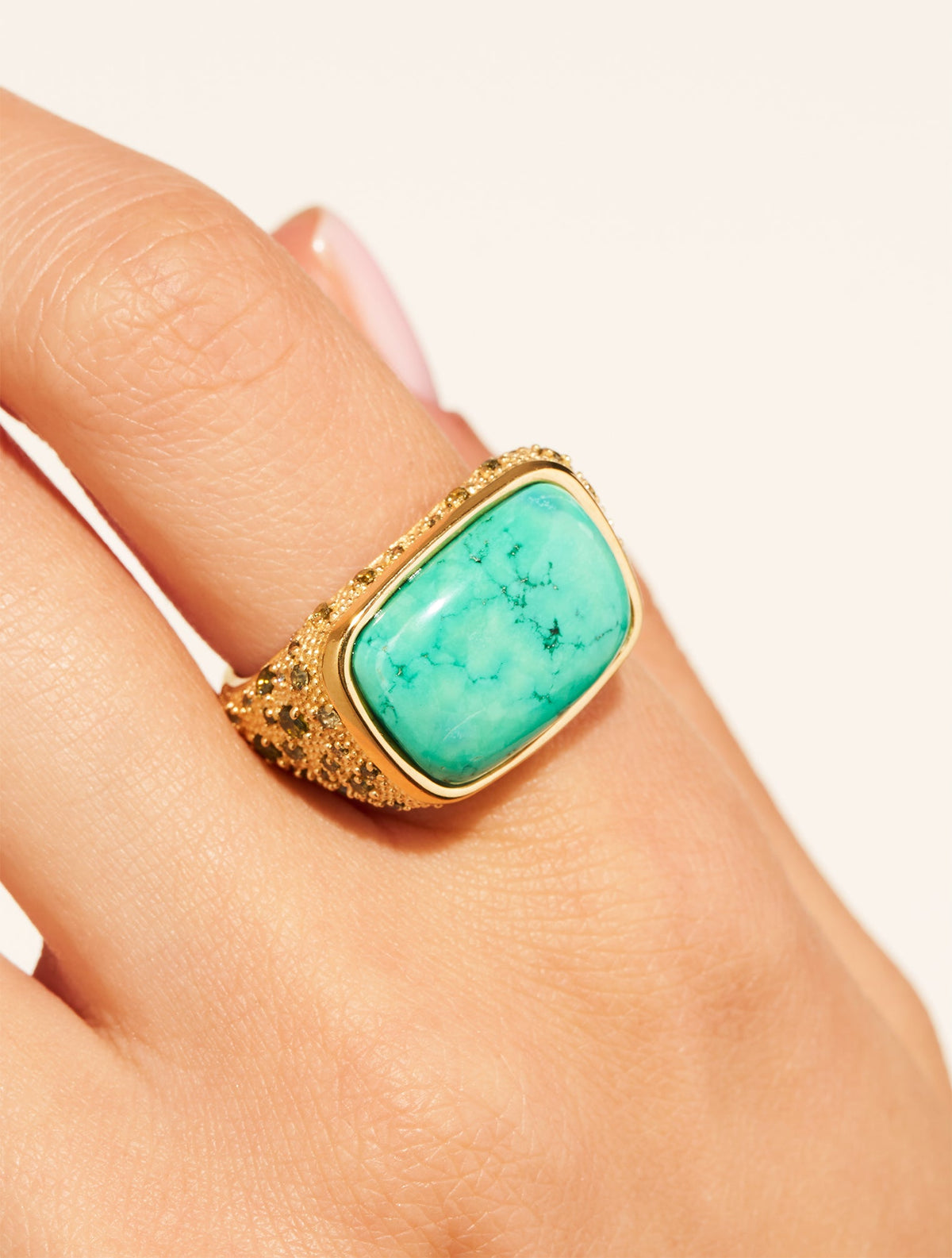 Empreinte Ring - Turquoise - alternate view