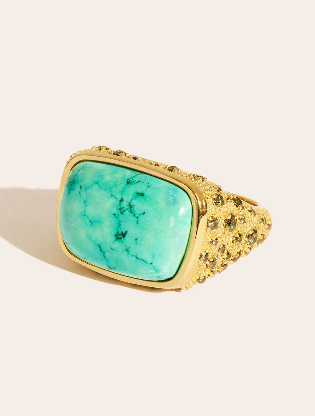 Empreinte Ring - Turquoise - front view