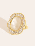 Esmée Ring - Mother-of-pearl - front view