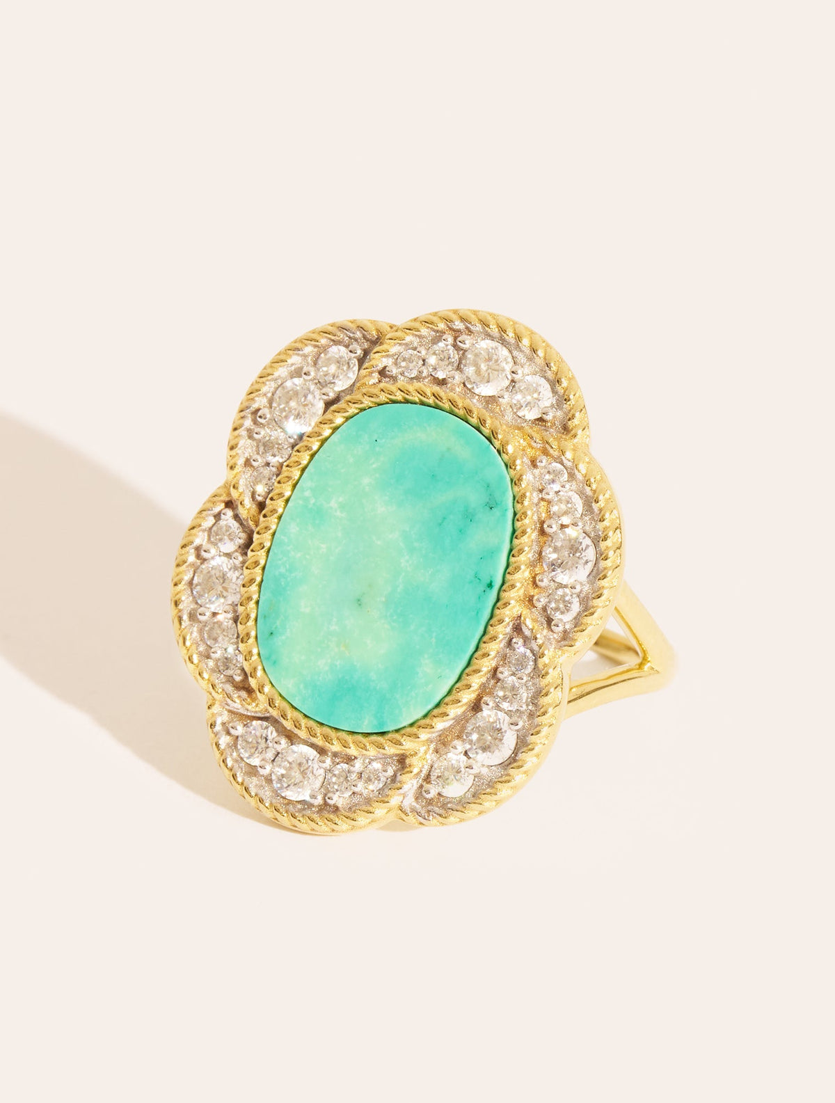 Esmée Ring - Turquoise - front view