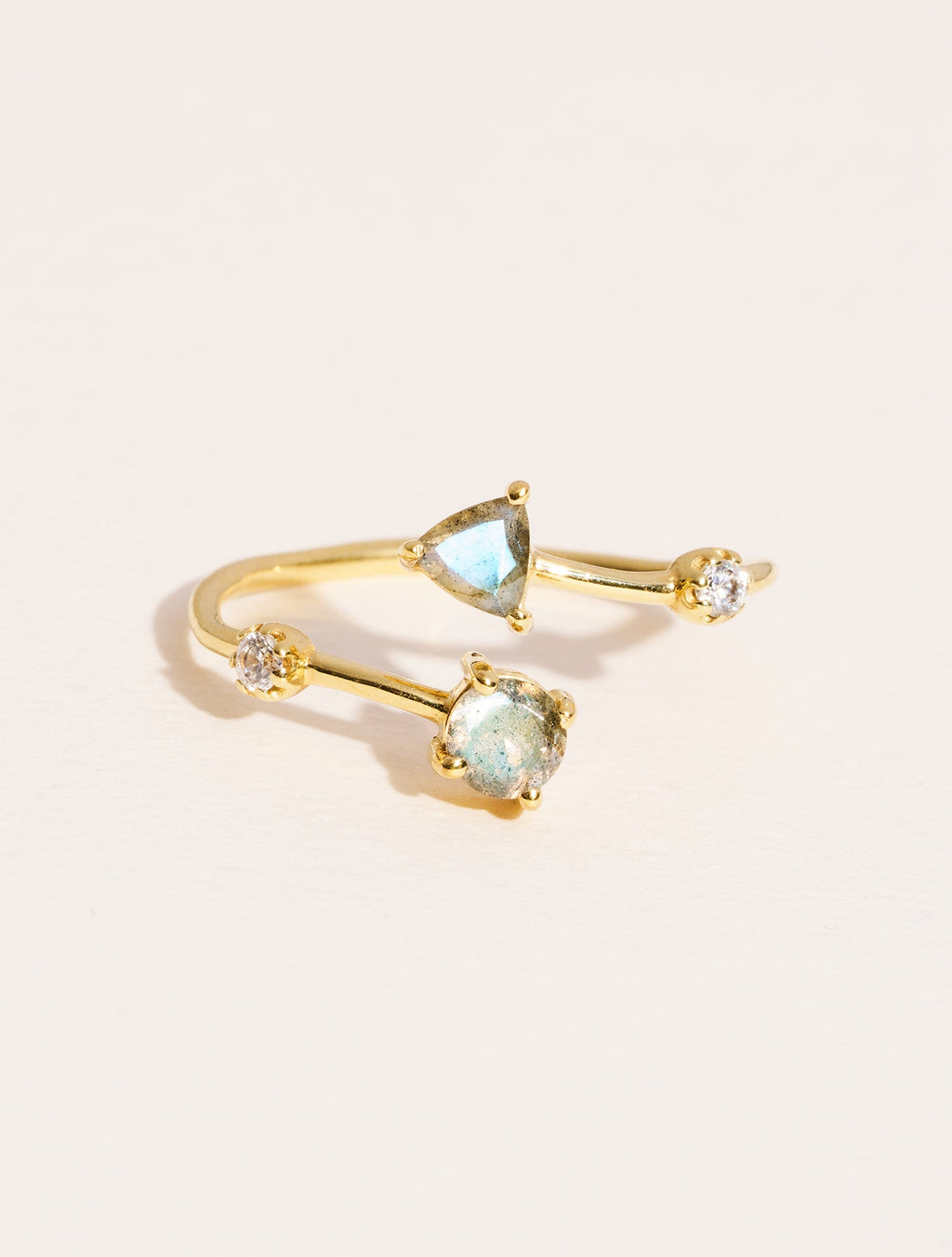 Galia Ring - Labradorite - front view