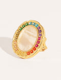 Hera Ring - Mother-of-pearl - front view
