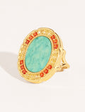 Hera Ring - Turquoise - front view