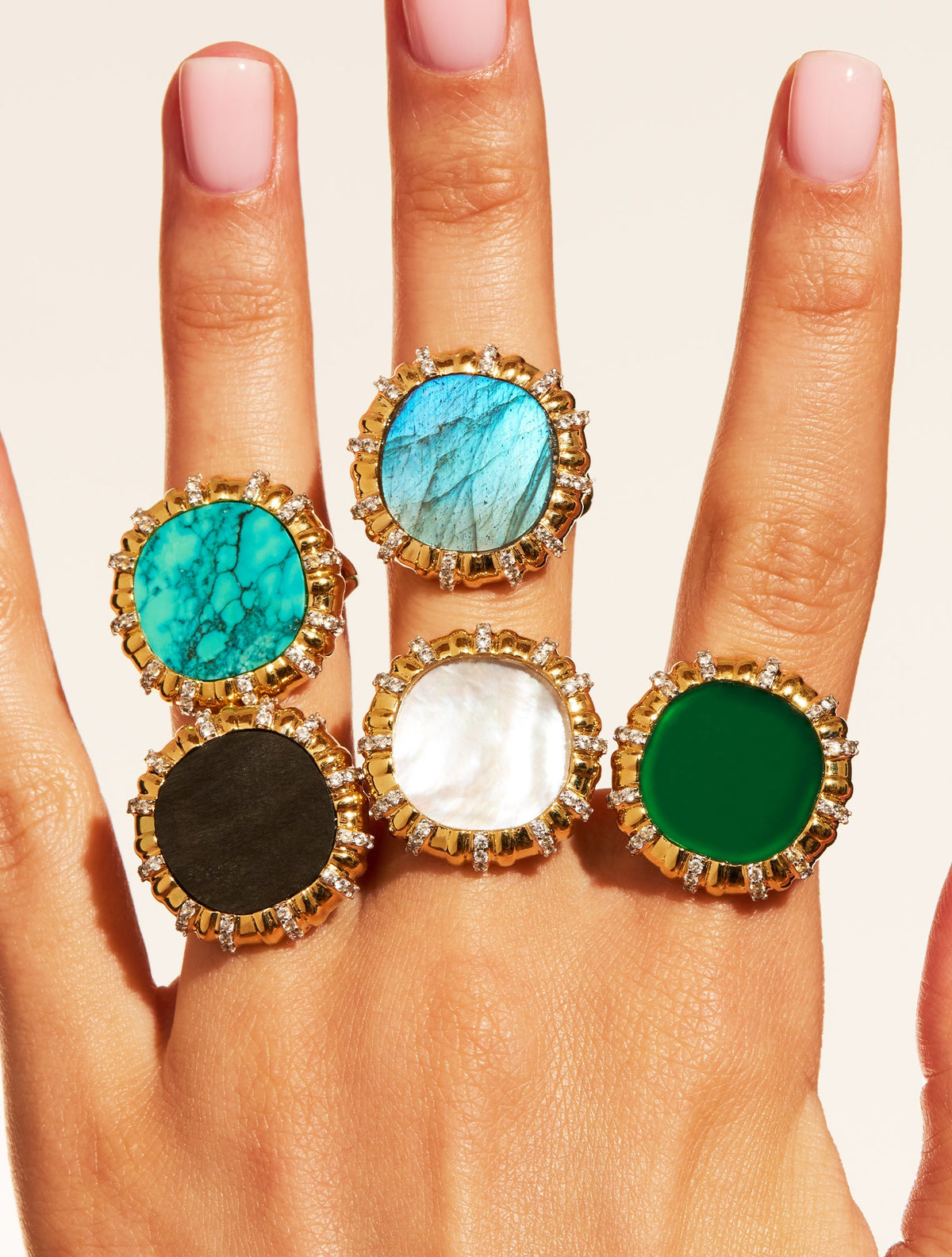 Héritage Ring - Turquoise - detail view