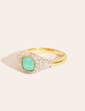 Holi Ring - Turquoise - front view