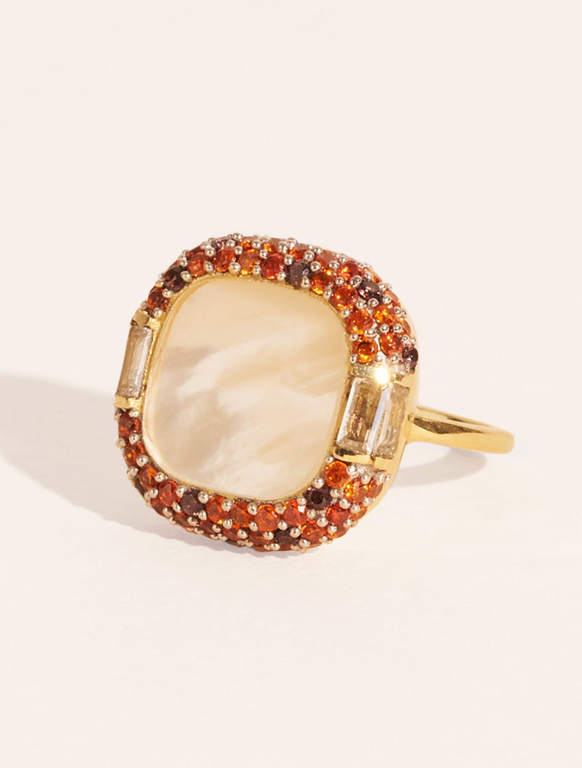 Idylle Ring - Mother-of-pearl - front view