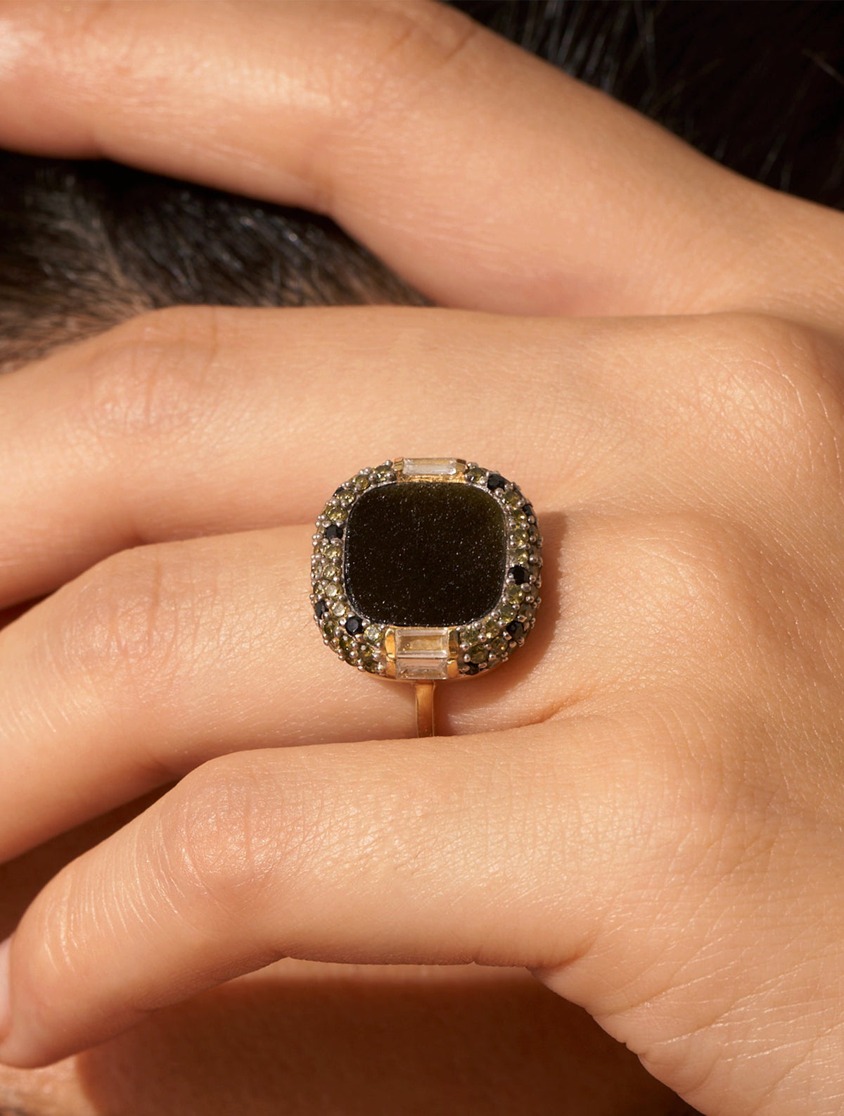 Idylle Ring - Golden Obisienne - detail view