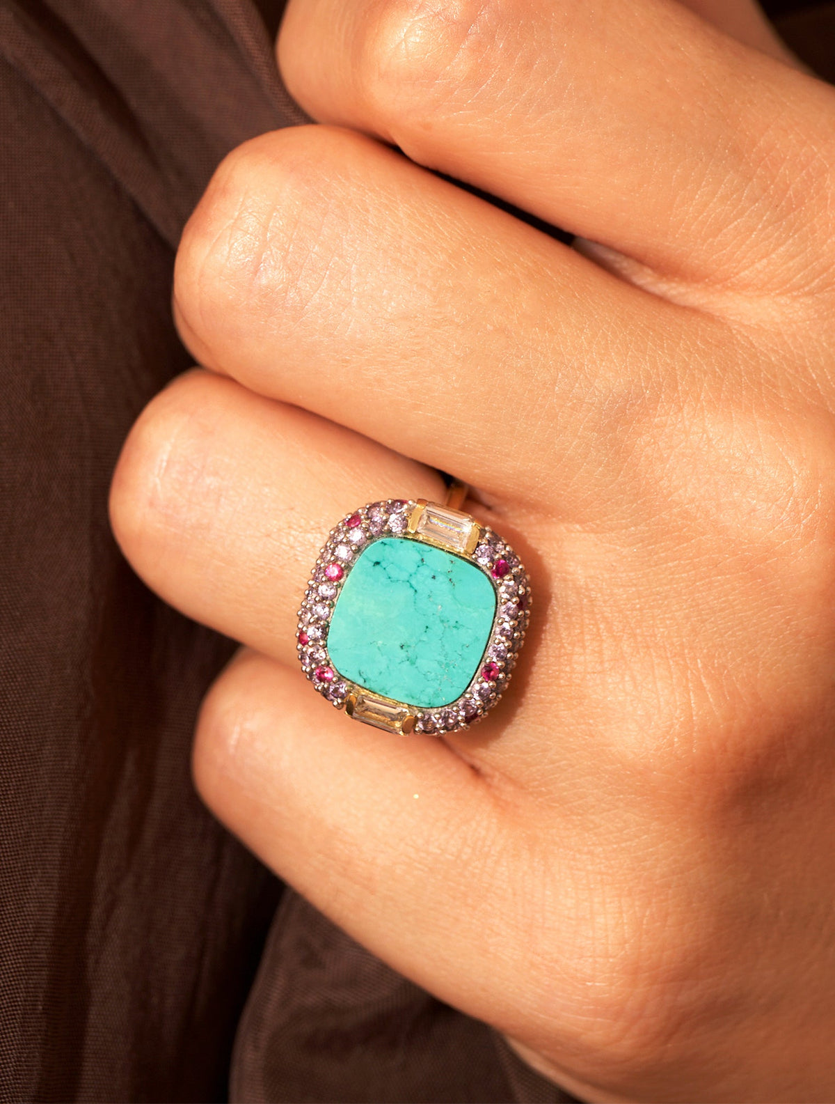 Idylle Ring - Turquoise - alternate view