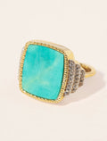 Kara Ring - Turquoise - front view