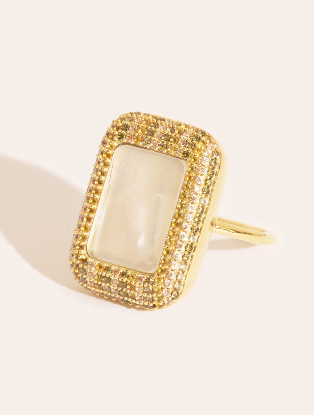 Karma Ring - Mother-of-pearl - front view