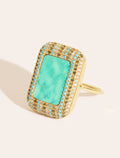 Karma Ring - Turquoise - front view