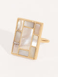 Mara Ring - Mother-of-pearl - front view
