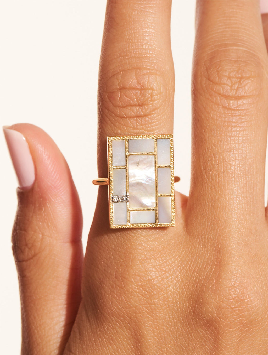 Mara Ring - Mother-of-pearl - alternate view