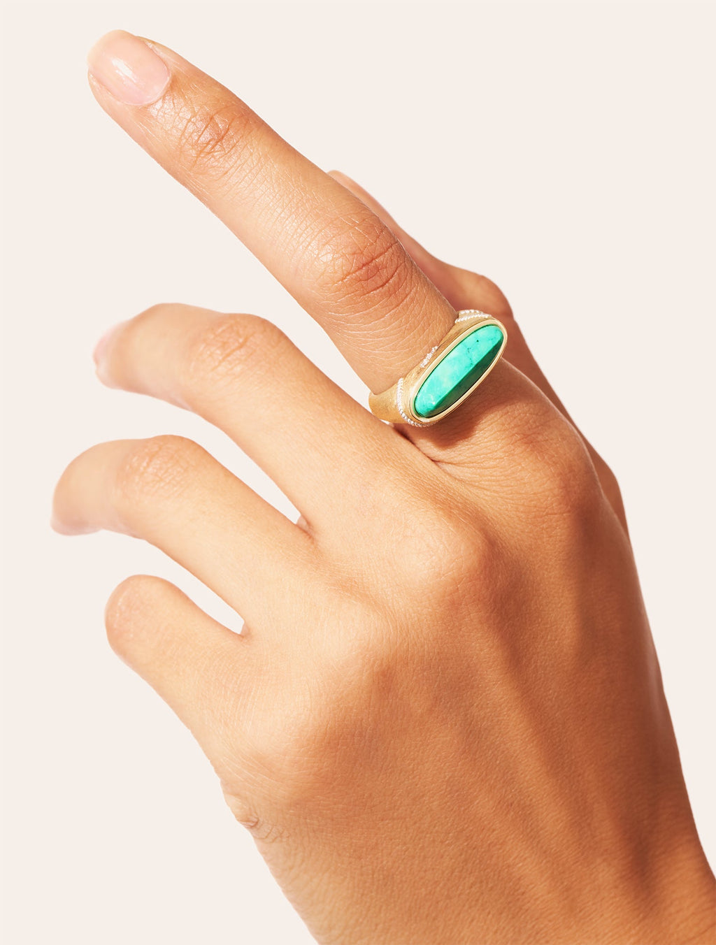 Minuit Ring - Turquoise - alternate view