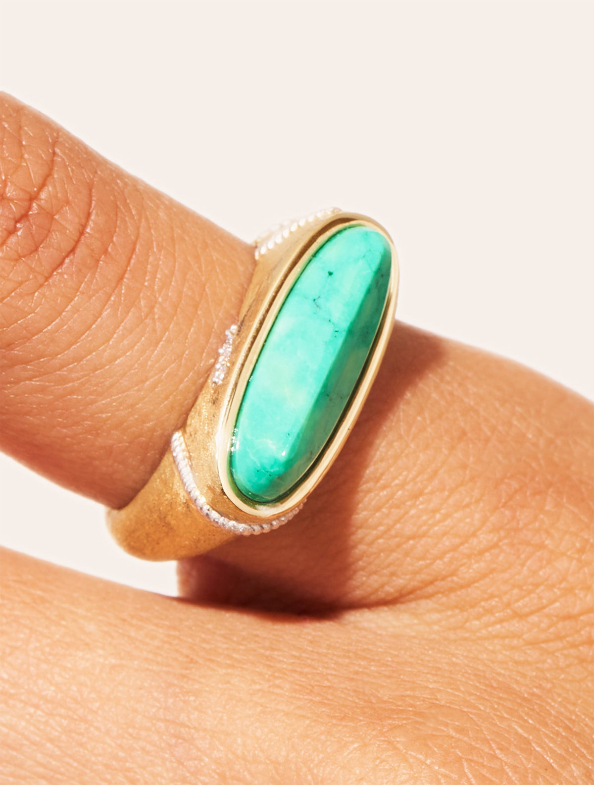 Minuit Ring - Turquoise - detail view