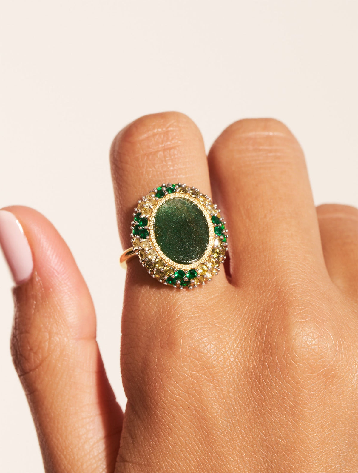 Mirage Ring - Aventurine - alternate view