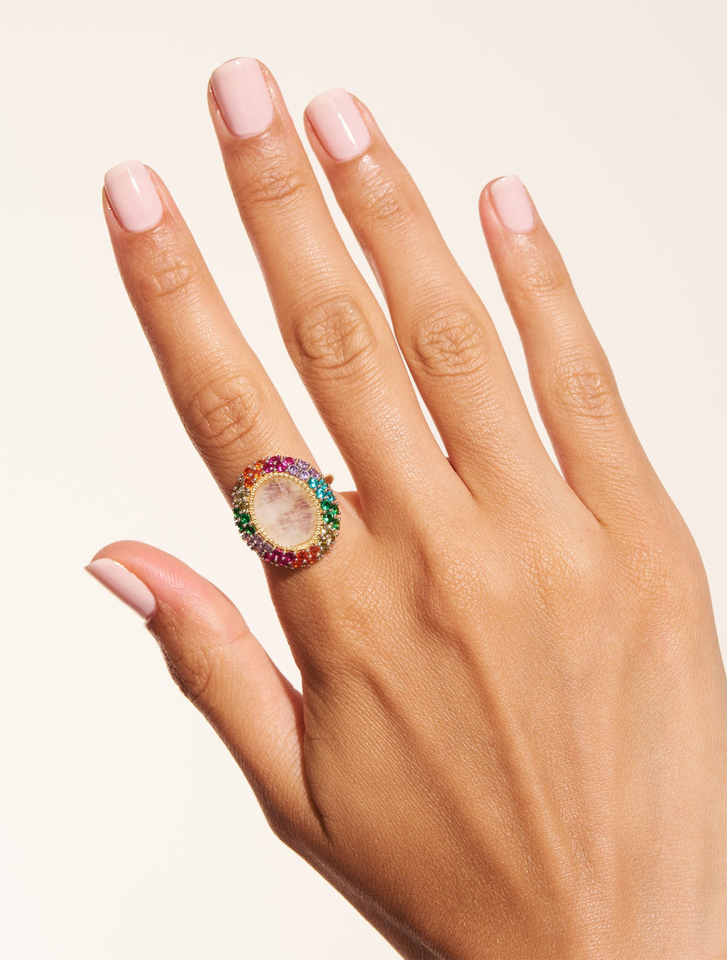 Mirage Ring - Stone of Moon - detail view