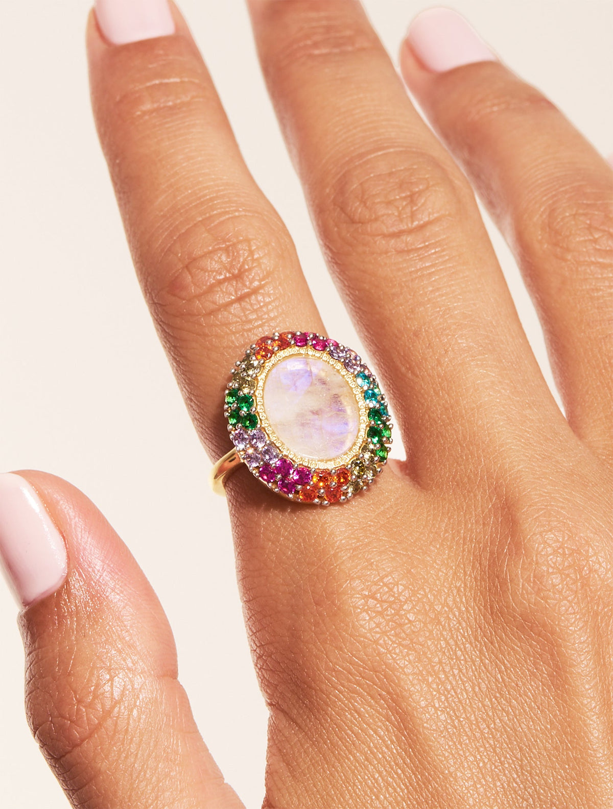 Mirage Ring - Stone of Moon - alternate view