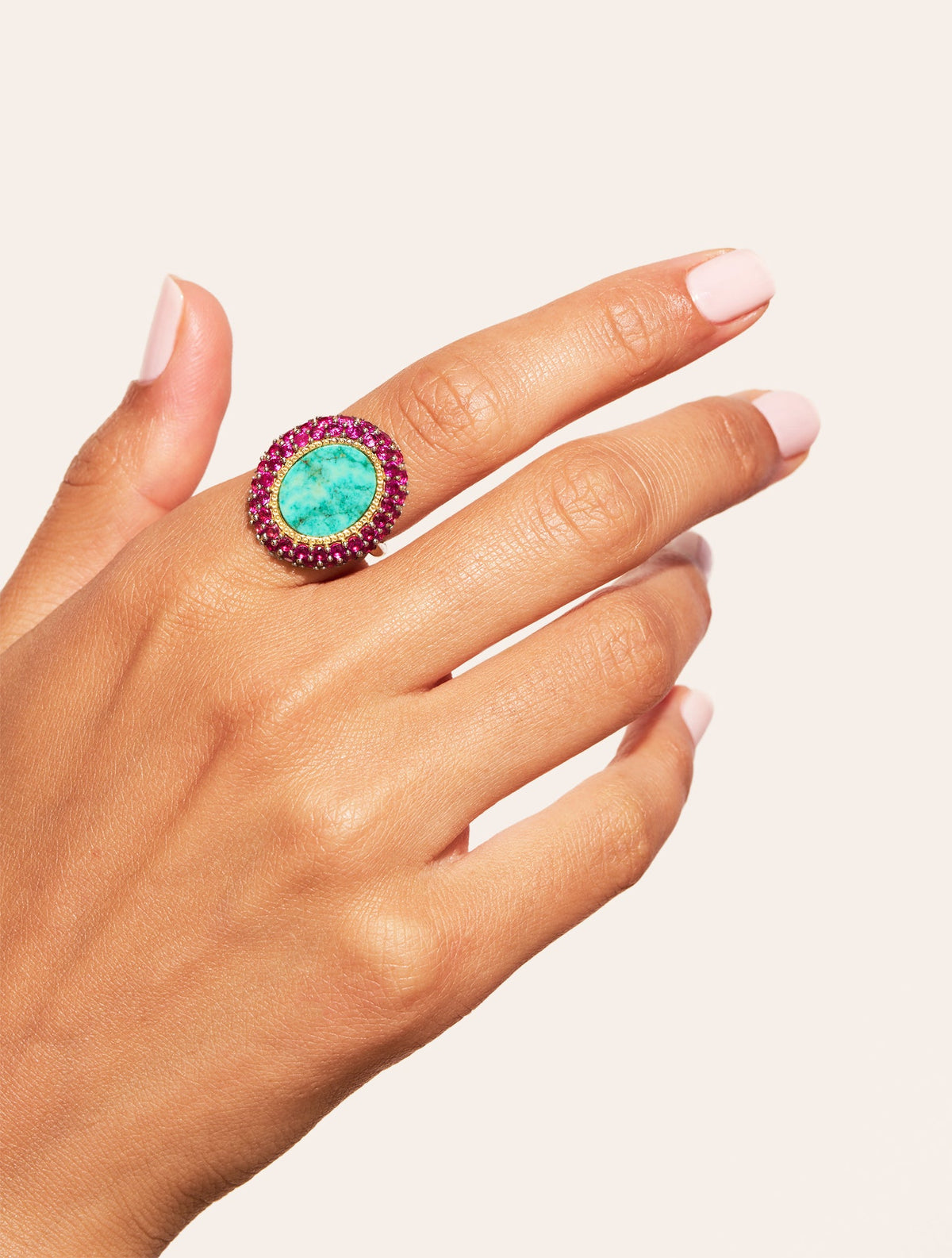Mirage Ring - Turquoise - detail view