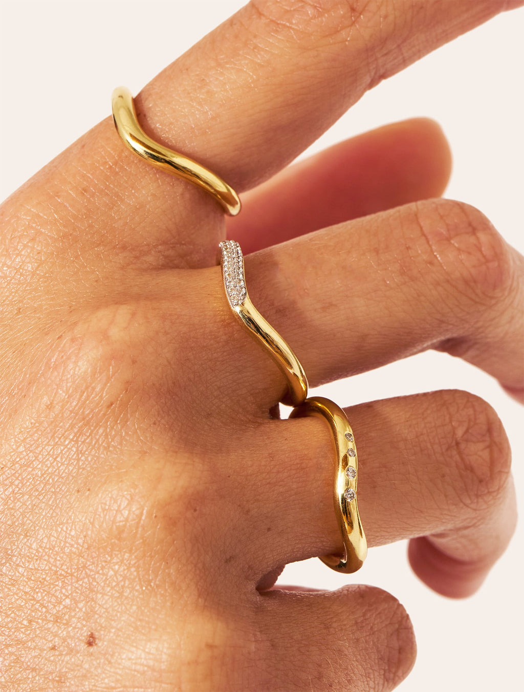 Origine Ring - Golden - detail view