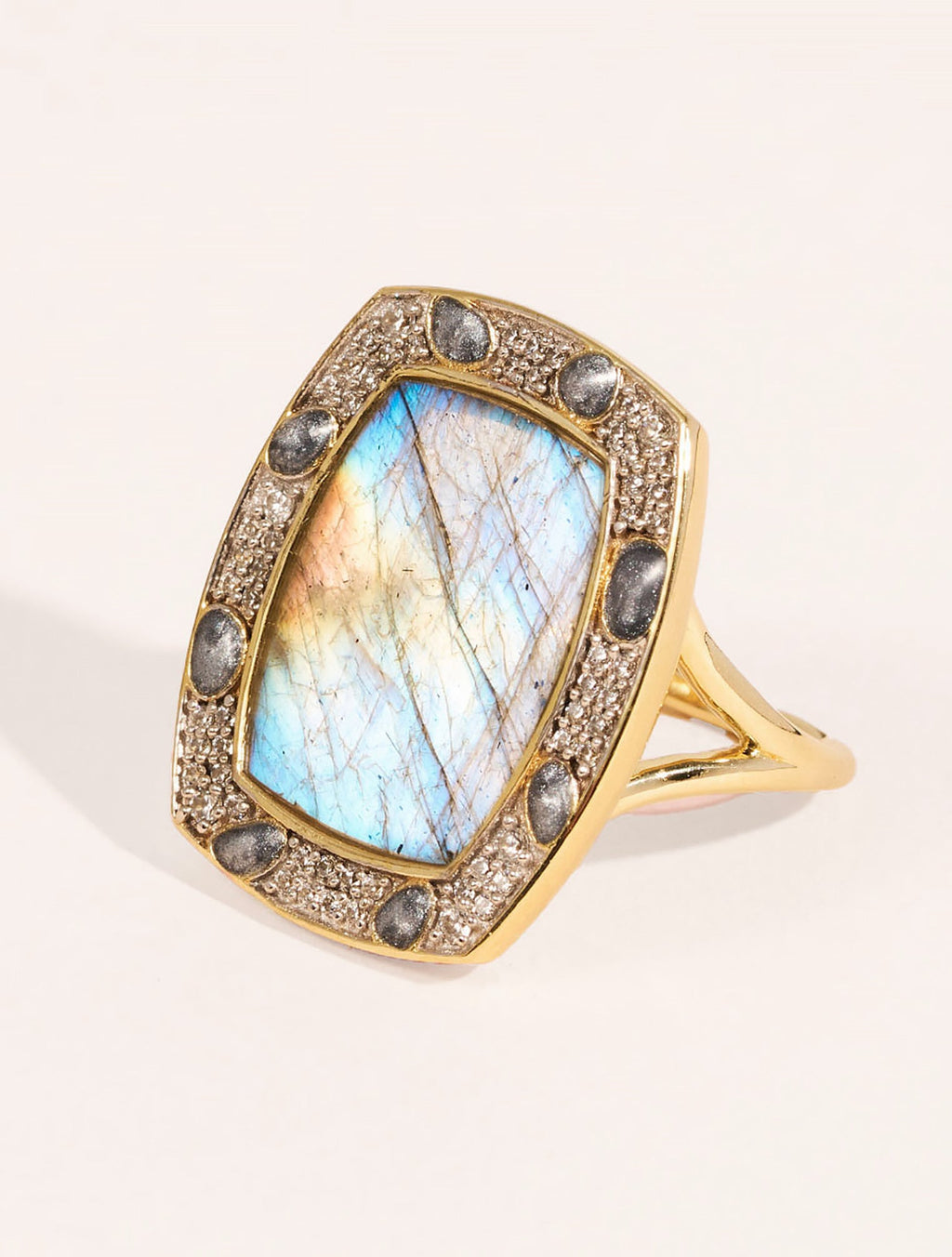 Ranee Ring - Labradorite - front view