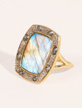 Ranee Ring - Labradorite - front view