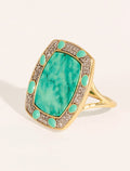 Ranee Ring - Turquoise - front view