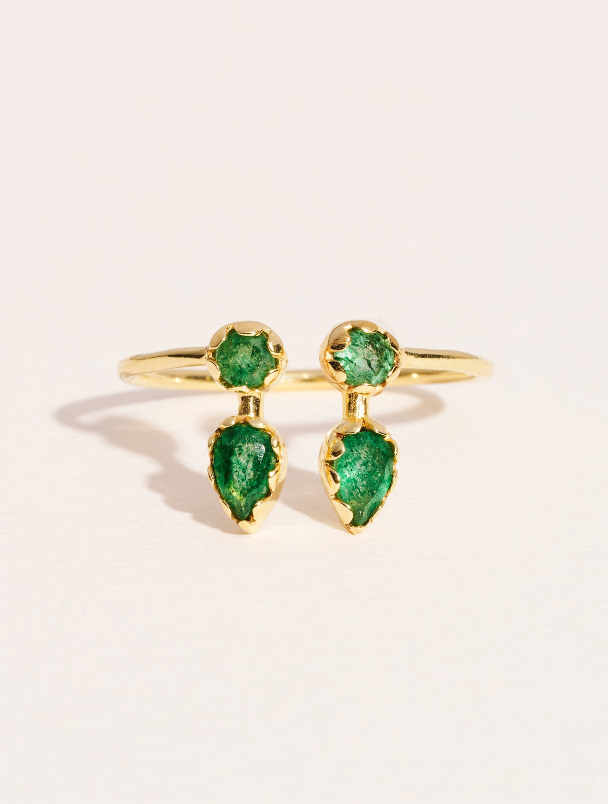 Safra Ring - Aventurine - front view