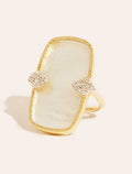 Sangha Ring - Mother-of-pearl - front view