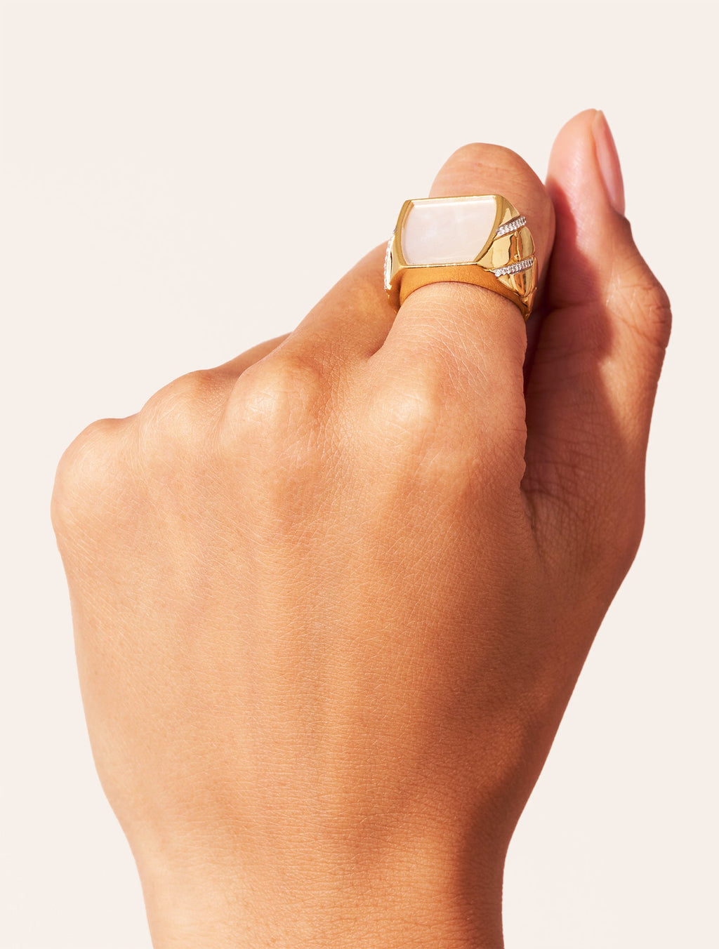 Seema Ring - Mother-of-pearl - alternate view